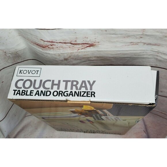 Kovot Sofa Couch Arm Tray Table Remote Control and Cellphone Organizer Holder - Picture 6 of 8